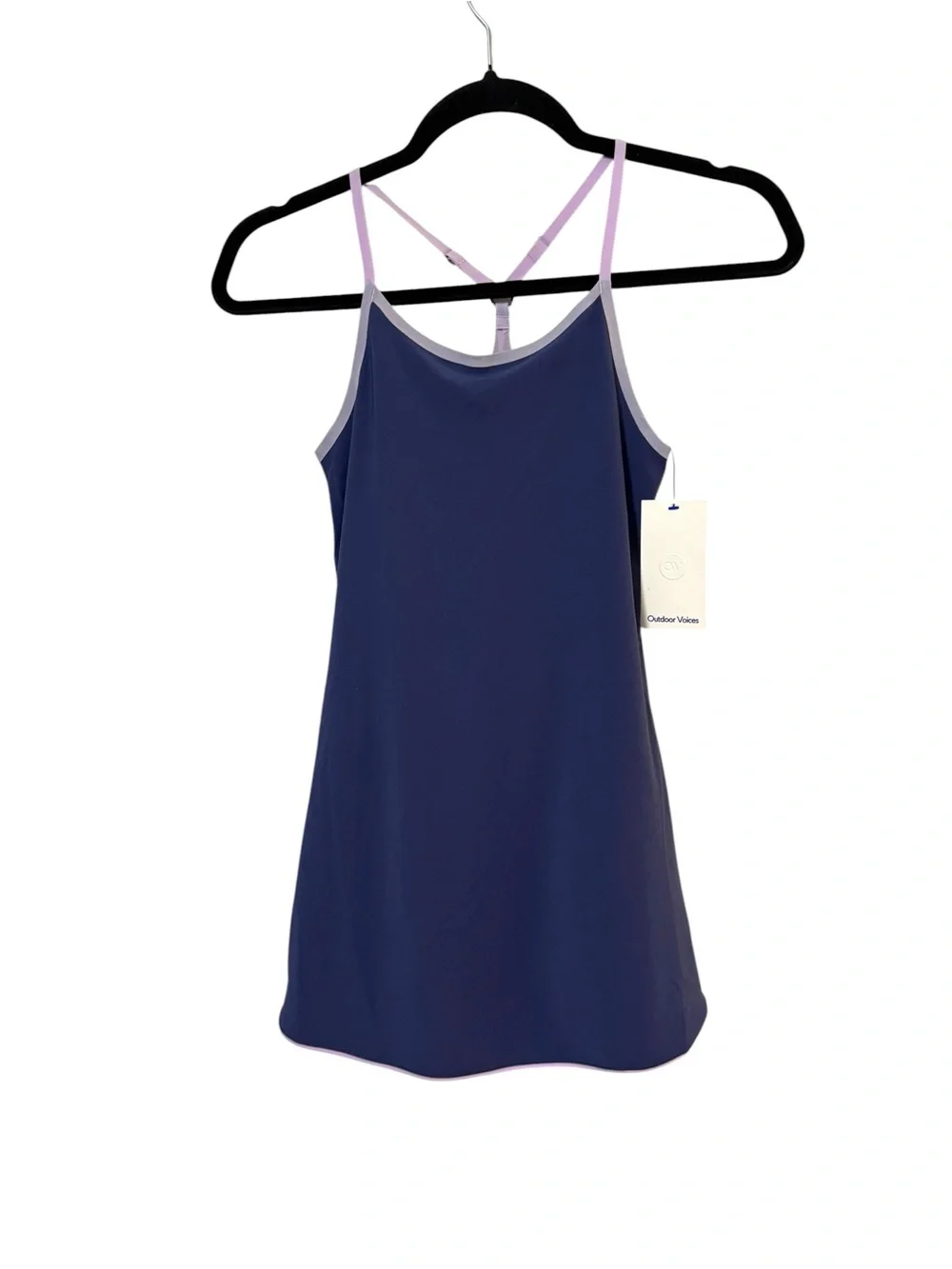 NEW Outdoor Voices Girls Medium Cobalt Blue Purple Mini Active Dress Pickleball